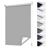 smartdemo Verdunklungsrollo ohne Bohren & mit Bohren, Klemmrollo Fensterrollo...