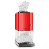 OneConcept Crushed Ice Maschine, Schneller Crushed Ice Maker mit Auffangschale,...