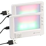 VisorTech LED-TV-Simulator: 2er-Set TV-Simulatoren zur Einbrecher-Abschreckung,...