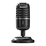 Mikrofon pc, Streaming Mikrofon für PC, PS4, PS5, Condenser Microphones USB C...