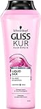 Gliss Kur Shampoo Liquid Silk (250 ml), Haarshampoo für einen natürlichen...