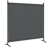 WOLTU Paravent 1-teilig 180x177 cm, Raumteiler freistehend, Trennwand Stellwand...