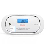 X-Sense Kohlenmonoxid Melder mit digitalem LCD-Display, CO Melder mit...