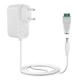Lonnky 12V 2A Netzteil AC 100-240V Adapter für WLAN-Router LED-Streifen...