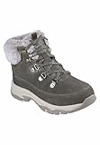 Skechers Damen Trego Snow Worries Stiefelette, Olive Suede/Duraleather/Faux Fur,...
