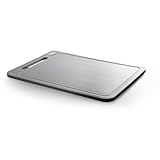 Coolinato 2 in 1 Schneidebrett und Auftauplatte, Auftaubrett mit Aluminiumkern,...