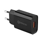 USB Ladegerät Stecker, 18W Quick Charge 3.0 Schnellladegerät USB Netzteil für...