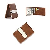 RisePlus Geldklammer Herren, Slim Wallet mit Geldklammer, Money Clip,...