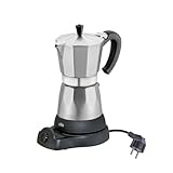 cilio Espressokocher CLASSICO für 6 Tassen / elektrisch 480W / Ø 11,5 cm...