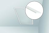 FAKRO - Bodentreppe Abdeckleiste - Dachbodentreppe Blendleiste - LXL-PVC,...