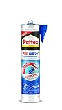 Pattex 2589876 Silikon-Kartusche weiß für Fliesen und Sanitär, erneuert...