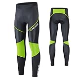 MEETWEE Herren Radlerhose Lange Fahrradhose, Kompression Radhose Leggings...