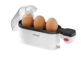 Steba Eierkocher, Kochschale antihaftbeschichtet, für max. 3 Eier, Eiertray mit...