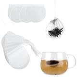 100 Stück Tee Filterbeutel 7.5 X 7 cm Teebeutel für Losen Tee Teefilter Papier...