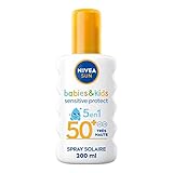 NIVEA Sun Schutzspray Kids Sensitive Protect/Play FPS 50+, 200 ml