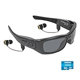 Hereta Kamera Sonnenbrille, Bluetooth Sonnenbrille Full HD 1080P Videokamera...