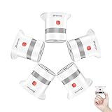 Heiman Mini Rauchmelder 5er Set – Red Dot Design Award, 10 Jahre...