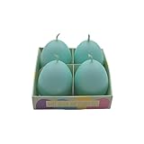 Dekohelden24 Ostereikerze im 4er Set - Eikerzen - Osterkerzen - Kerzen als...