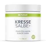 BIOVANA Kressesalbe Plus – Altersflecken Creme/Gesichtscreme (1 Flasche - 100...