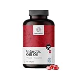 HealthyWorld® Krillöl 1200 mg - 180 Weichkapseln - Omega-3 + Astaxanthin -...