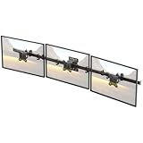 Monitor Wandhalterung 3 Monitore für 17-32 Zoll Bildschirme, Schwenkbare und...