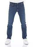 Lee Herren Jeans Regular Fit Daren Zip Fly Hose Blau Straight Jeanshose...