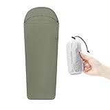 Naturehike Hüttenschlafsack Ultralight Schlafsack Liner nur 128g Reisedecke mit...