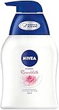 NIVEA Pflegeseife Rosenblüte (250ml), pflegende Flüssigseife für spürbar...