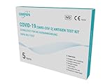 EUROPAPA® 5x Corona Laientest Selbsttest Covid-19 Antigentest auf SARS-CoV-2...