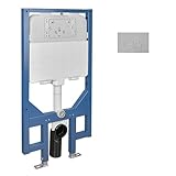Trockenbau Vorwandelement mit Unterputzspülkasten für Wand-WC - Spülkasten WC...