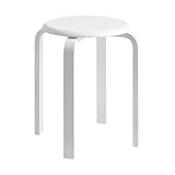 IBUYKE Stapelhocker-Massivholz Hocker Hausbank Holzhocker Mode Kreative Hocker...