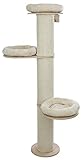 Kerbl Kratzbaum Dolomit Tower (Farbe beige, Höhe 187 cm, Durchmesser 22 cm,...