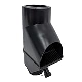 Jardinion Regenwasserfilter, Fallrohr Laubabscheider Schwarz 30,5 x 12 x 17,5cm...