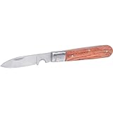 KS Tools 907.2187 Elektriker-Klappmesser, 1 Klinge mit Abisolierfunktion