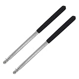 JinRuiCPeng 2 PCS Teleskop Fahnenstange, Leichter Ausziehbarer Flaggenstock mit...
