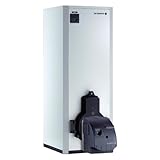 Stahl-Ölbrennwertkessel Schornstein Premys De Dietrich 27 kW + 100 l Tank mit...