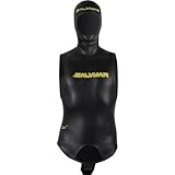 SALVIMAR Herren Swim Skin Unterzieher, Schwarz mit Limettenmotiven in der...