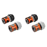 Gardena Schlauchverbinder-Satz 19 mm (3/4 Zoll): Für Schlauchanfang und -Ende,...