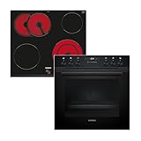 Siemens EQ522KAAB, Einbauherd-Set, Made in Germany, Bestehend aus HE217GBB3 Herd...