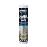 BOSTIK S730 Sanitär Silikon Pro Fugengrau – Hochwertiges Acetat...