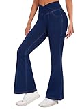 Desol V Cross Bootcut Jeans Damen mit 4 Taschen, High Waist Schlaghose Damen...