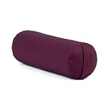 bodhi | Yoga Bolster ECO | 100% Bio-Baumwolle | Yogarolle mit Bio Dinkelfüllung...