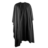 ECENCE Haarschneide Umhang Friseur Schwarz, 150x120cm Friseurumhang Barber Cape,...
