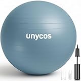 unycos - Gymnastikball 65 cm Sitzball Trainingsball für Yoga, Fitness,...
