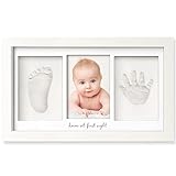 Baby Handabdruck und Fußabdruck Set - Gipsabdruck Baby Hand und Fuß für...