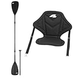 F2 Marken SUP Sitz Set aus Kajak Paddel Alu 4 teilig + bequemem Kajak Sitz 2025...