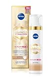 NIVEA Luminous 630 Anti-Pigmentflecken CC Fluid LSF 30 für mittlere Hauttöne, CC Cream mit Hyaluron und mikroverkapselten Farbpigmenten, Tagescreme mit LSF 30 für einen ebenmäßigen Teint (40 ml)