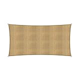 Lumaland Sonnensegel Rechteckig 2 x 4 Meter | Wetterbeständiger Sonnenschutz...