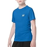 MEETWEE Jungen Rash Guard Kurzarm Kinder Badeshirt UV Schutz UPF 50 +...