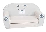 Knorrtoys 68480-Kindersofa-Bär Paul, Baumwolle